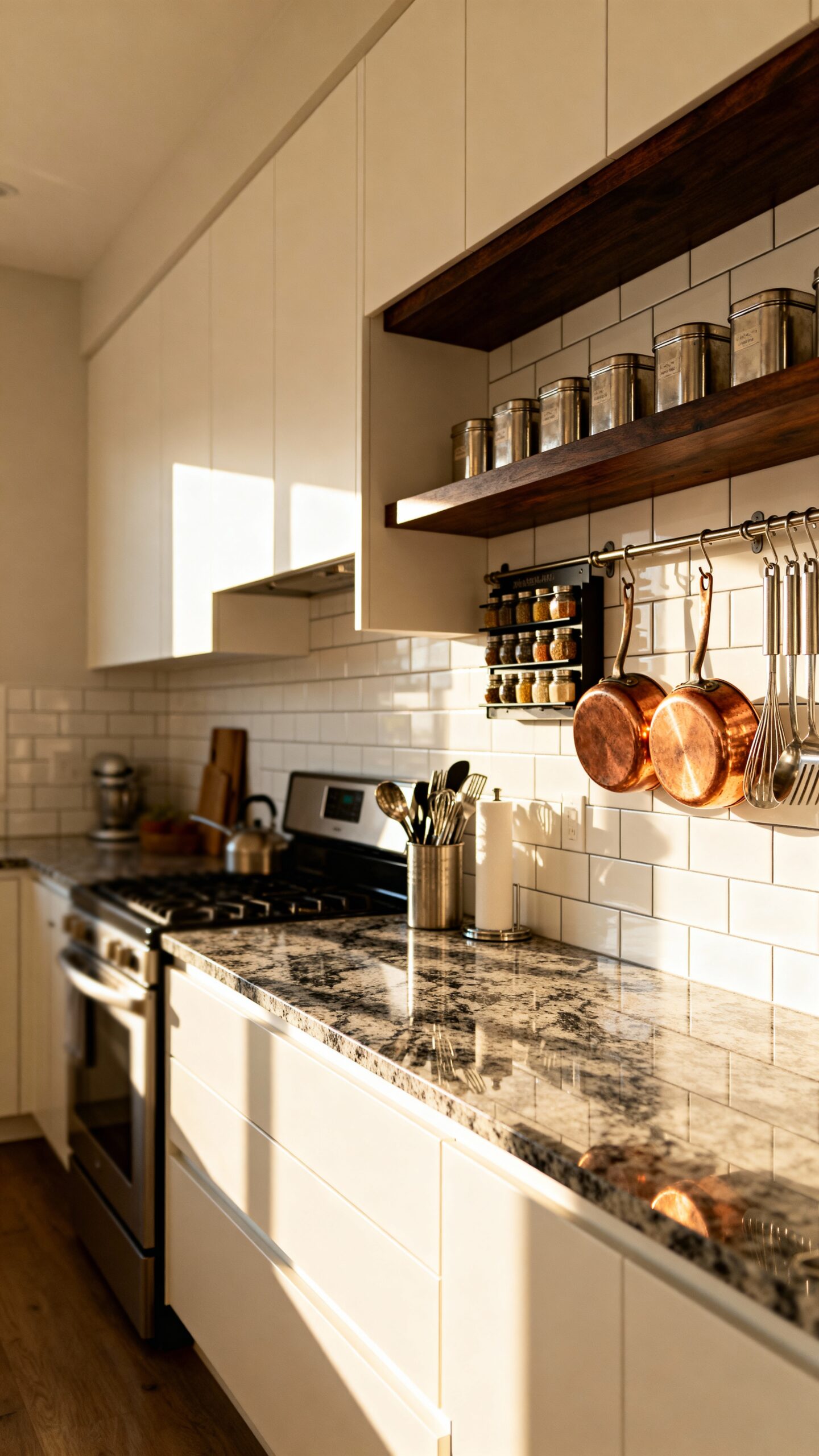 optimize vertical kitchen storage solutions