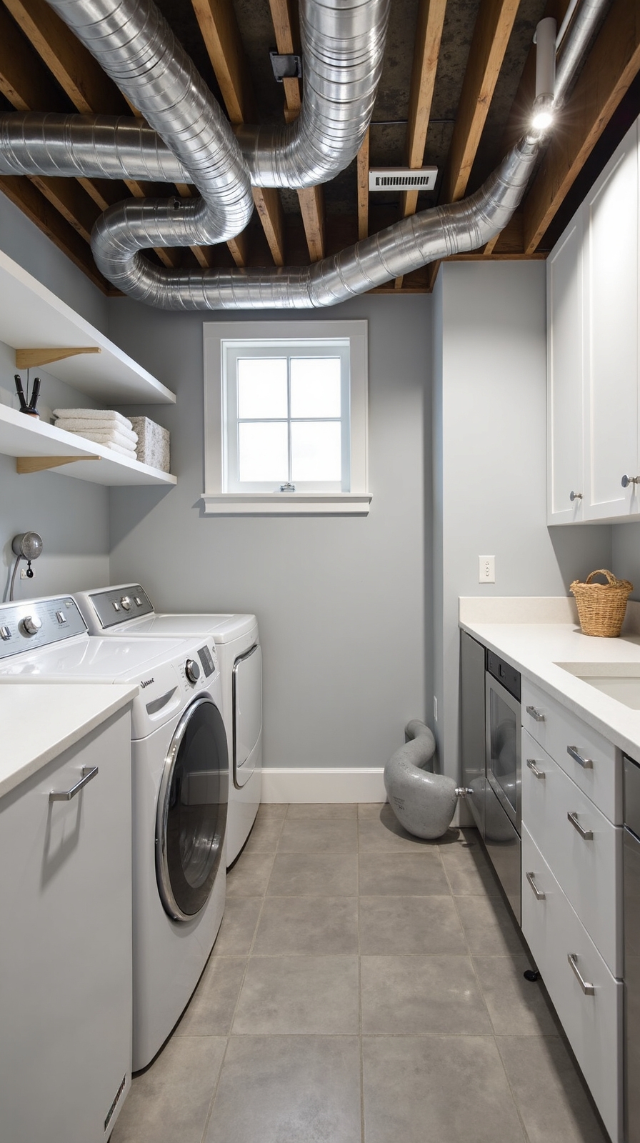 optimized ventilation maintains basement air quality