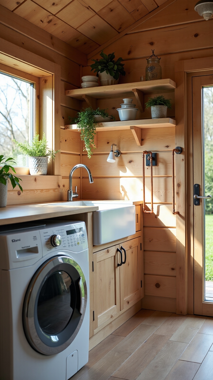 optimizing underutilized outdoor laundry space