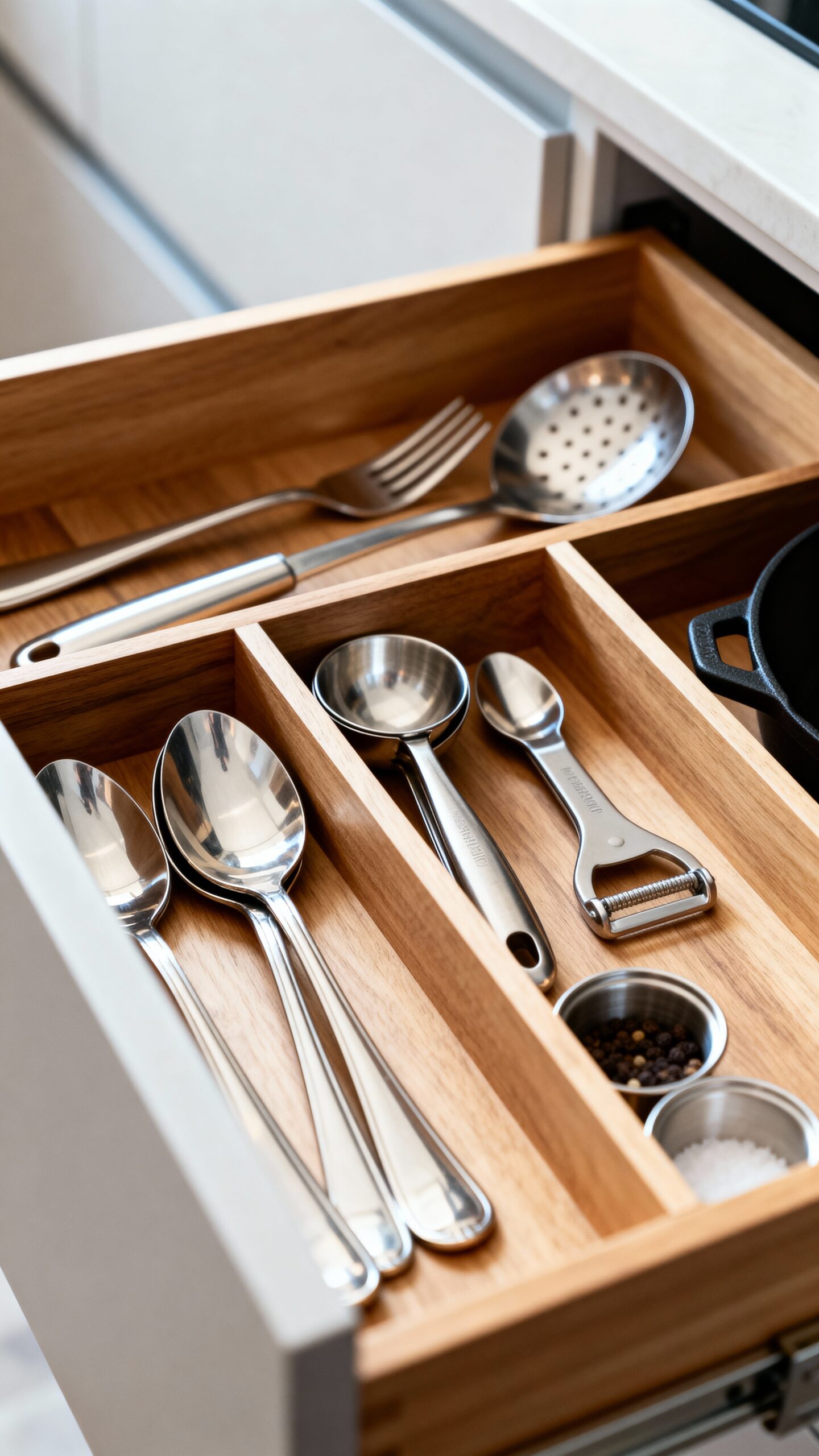 organize kitchen drawer s chaos efficiently