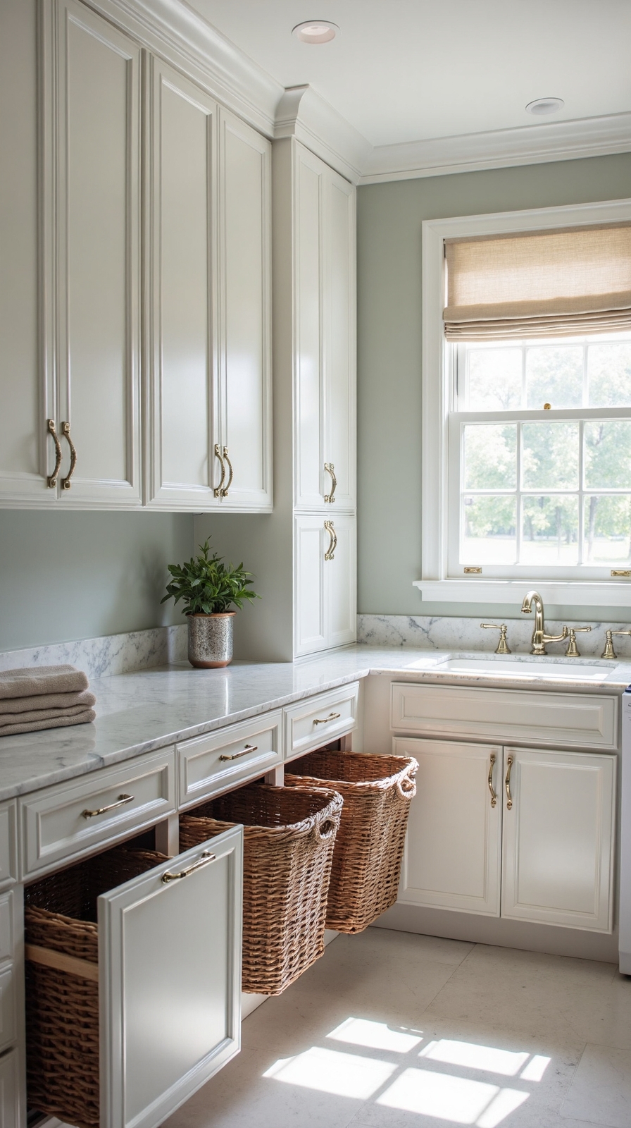 organized concealed efficient laundry solutions