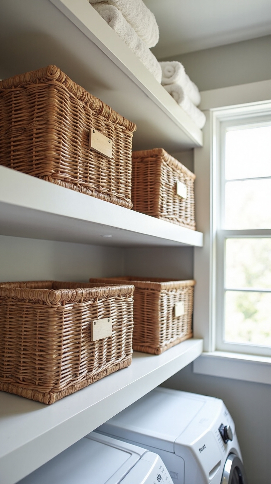 organized efficient laundry sorting system