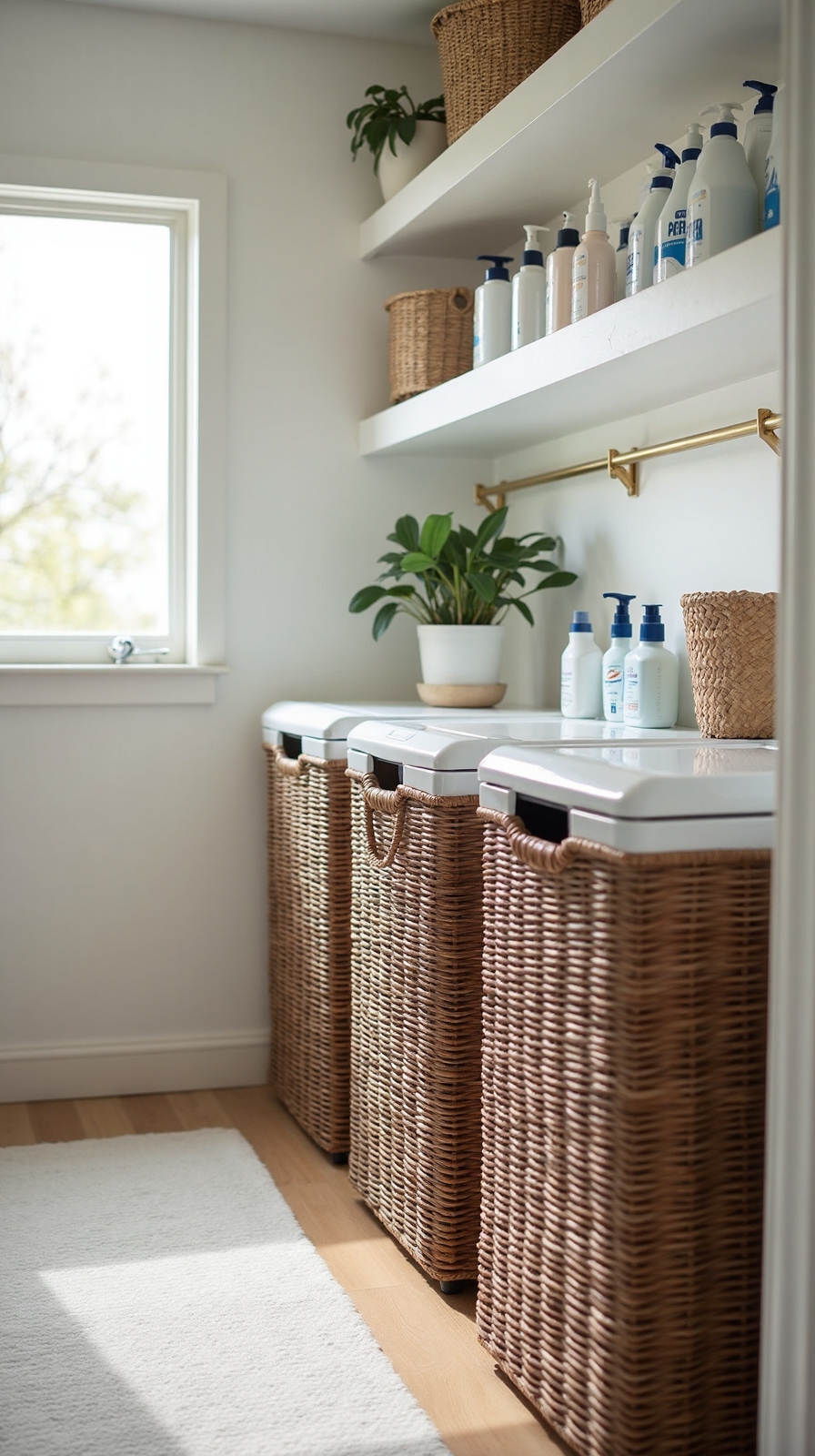 organized laundry sorting systems