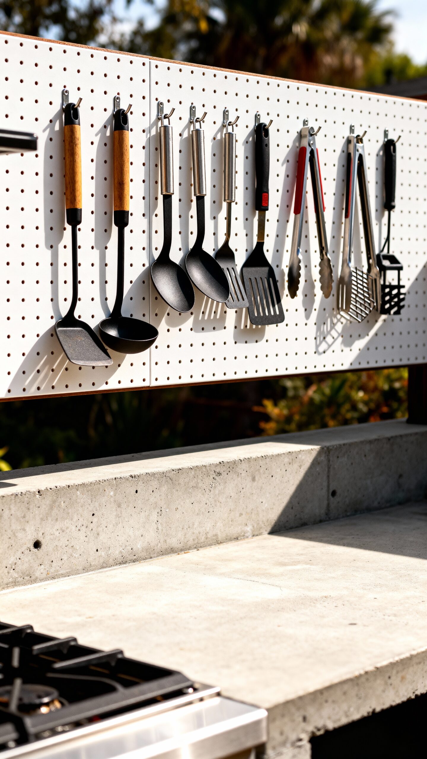 organized vertical weather resistant customizable tool storage