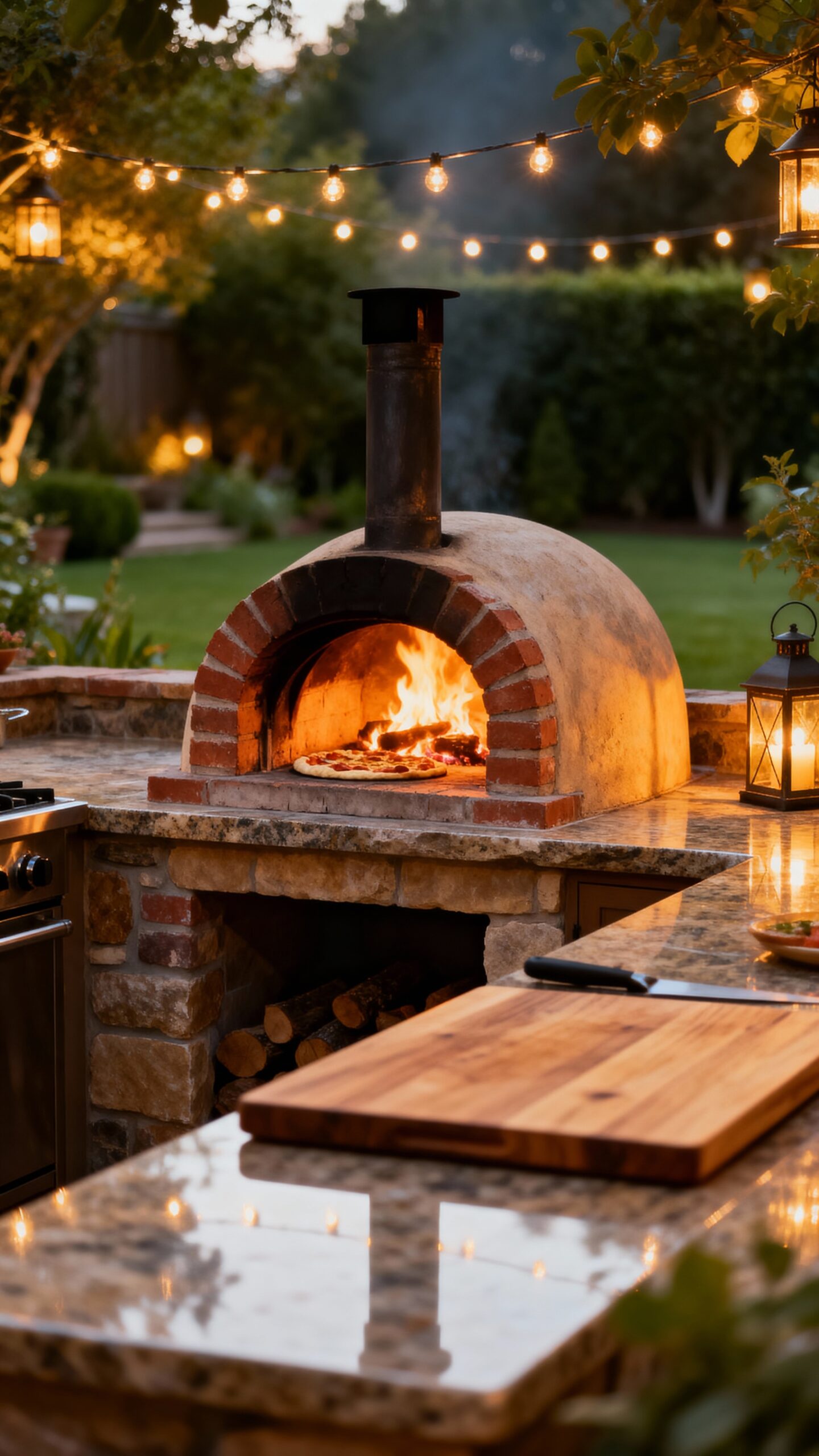 outdoor kitchen culinary focal point