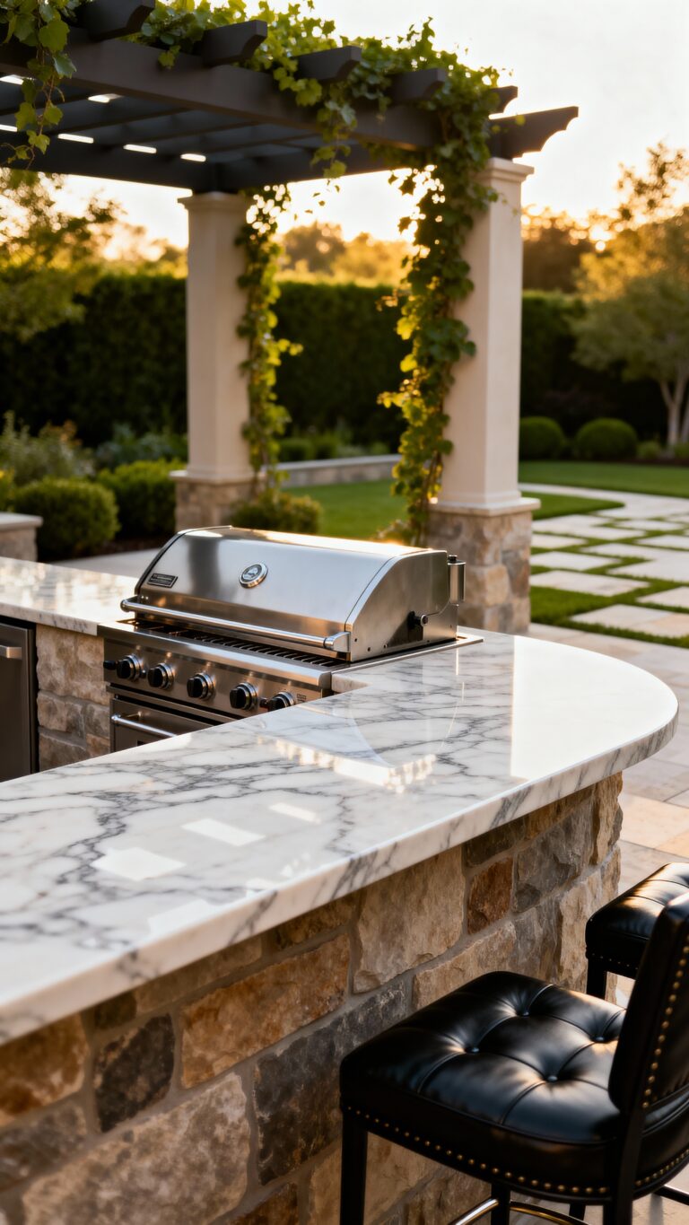 outdoor kitchen island design ideas