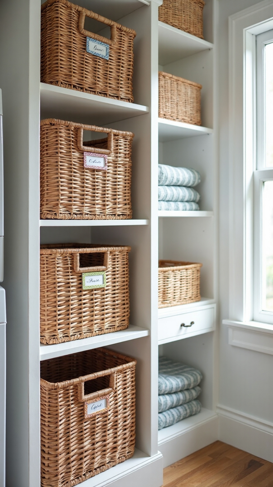 personalized laundry storage system