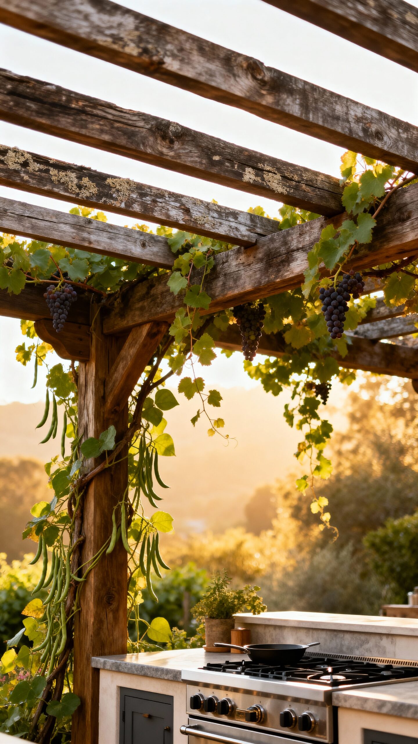 productive vertical gardening with edible climbers