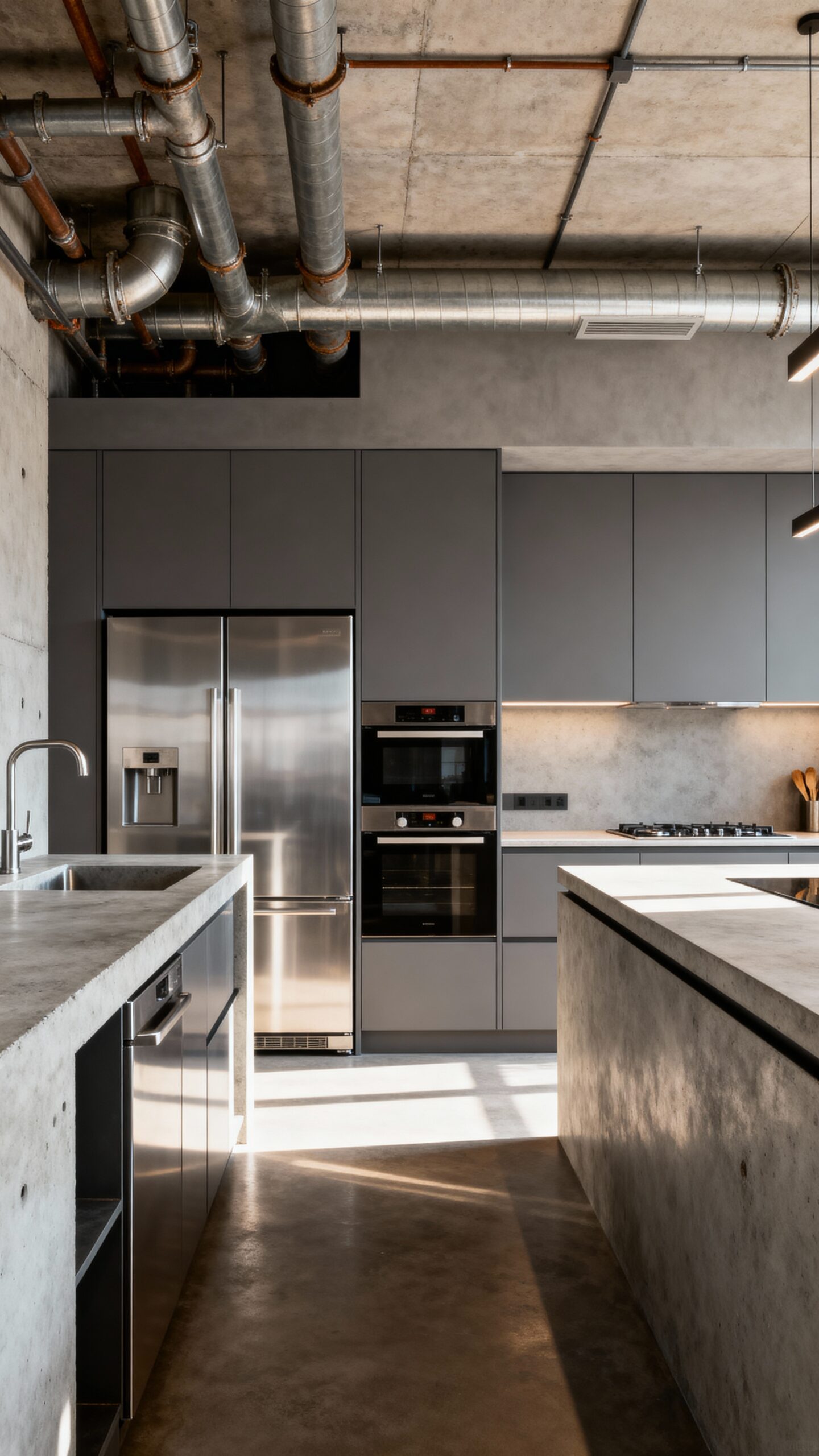 raw rugged refined kitchen