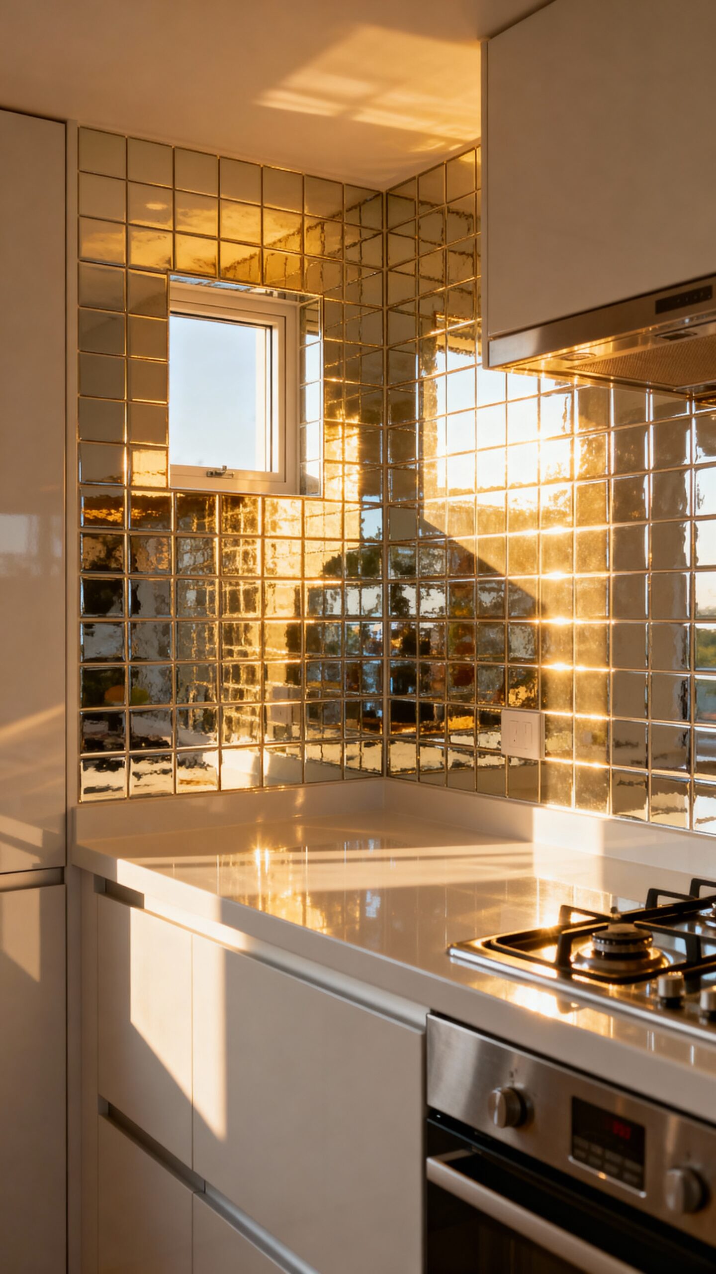 reflective surfaces amplify natural light