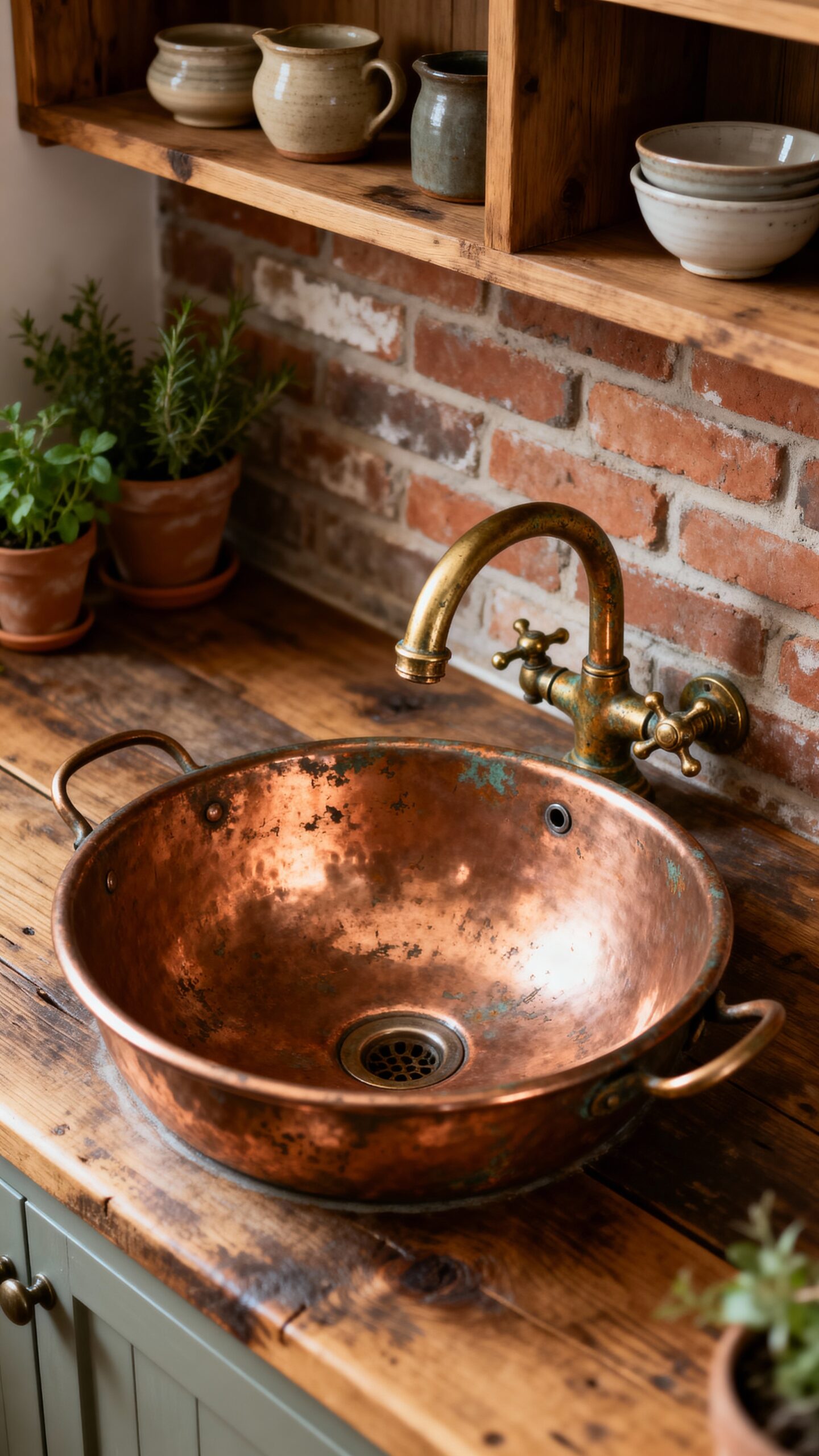 repurposed antique washbasin kitchen sinks