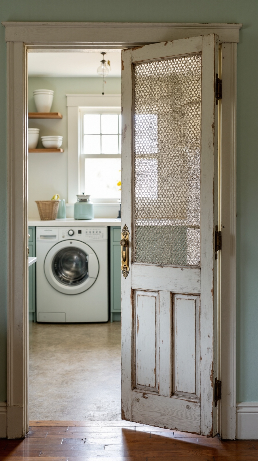 retro charm for utilitarian spaces