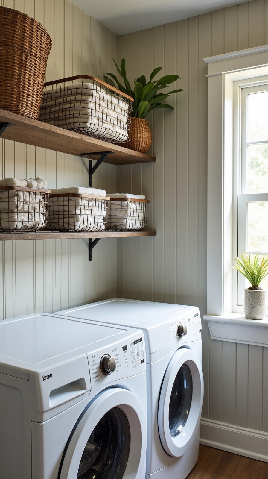 rustic charm vertical drying spaces