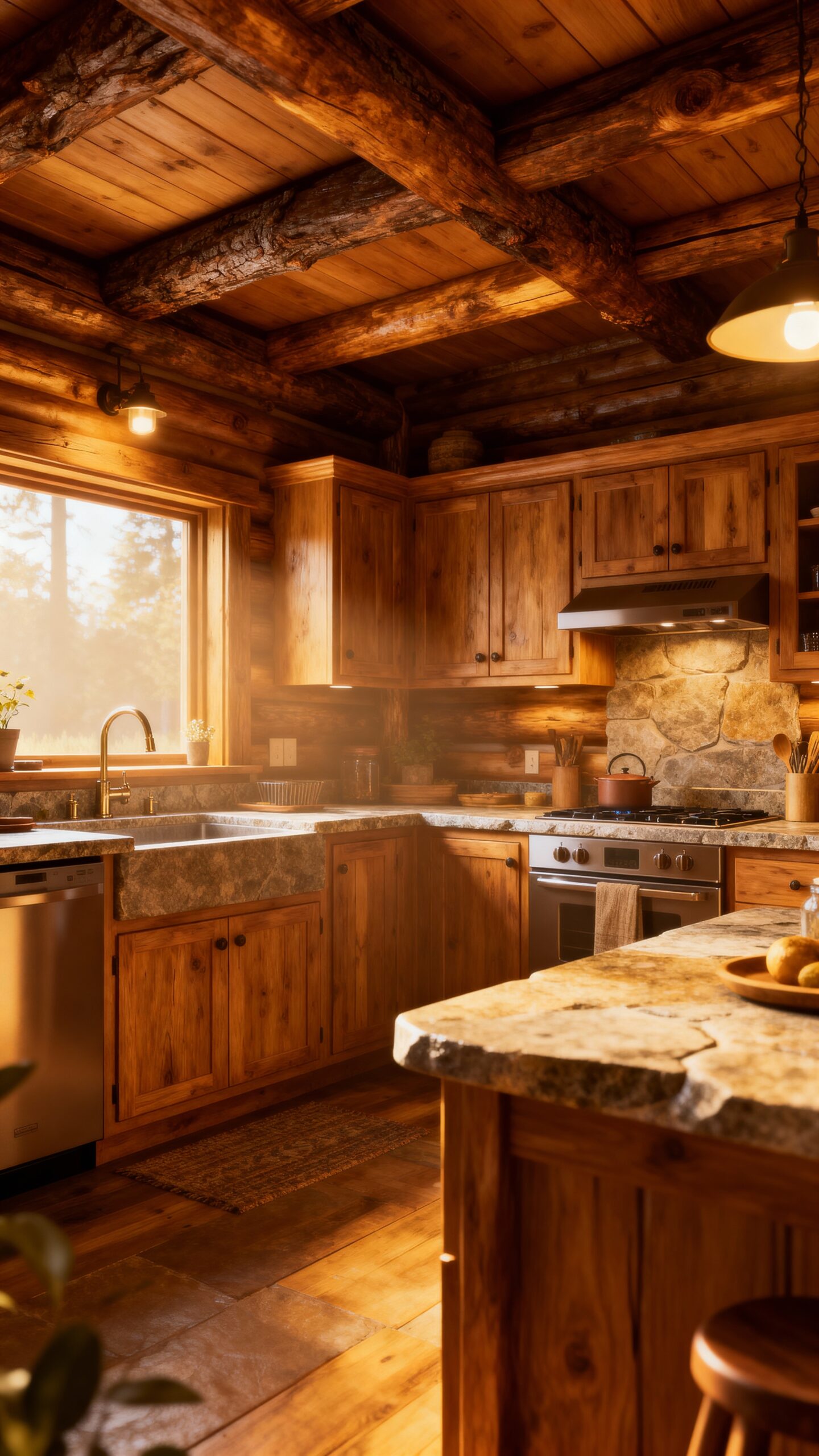 rustic cozy natural inviting