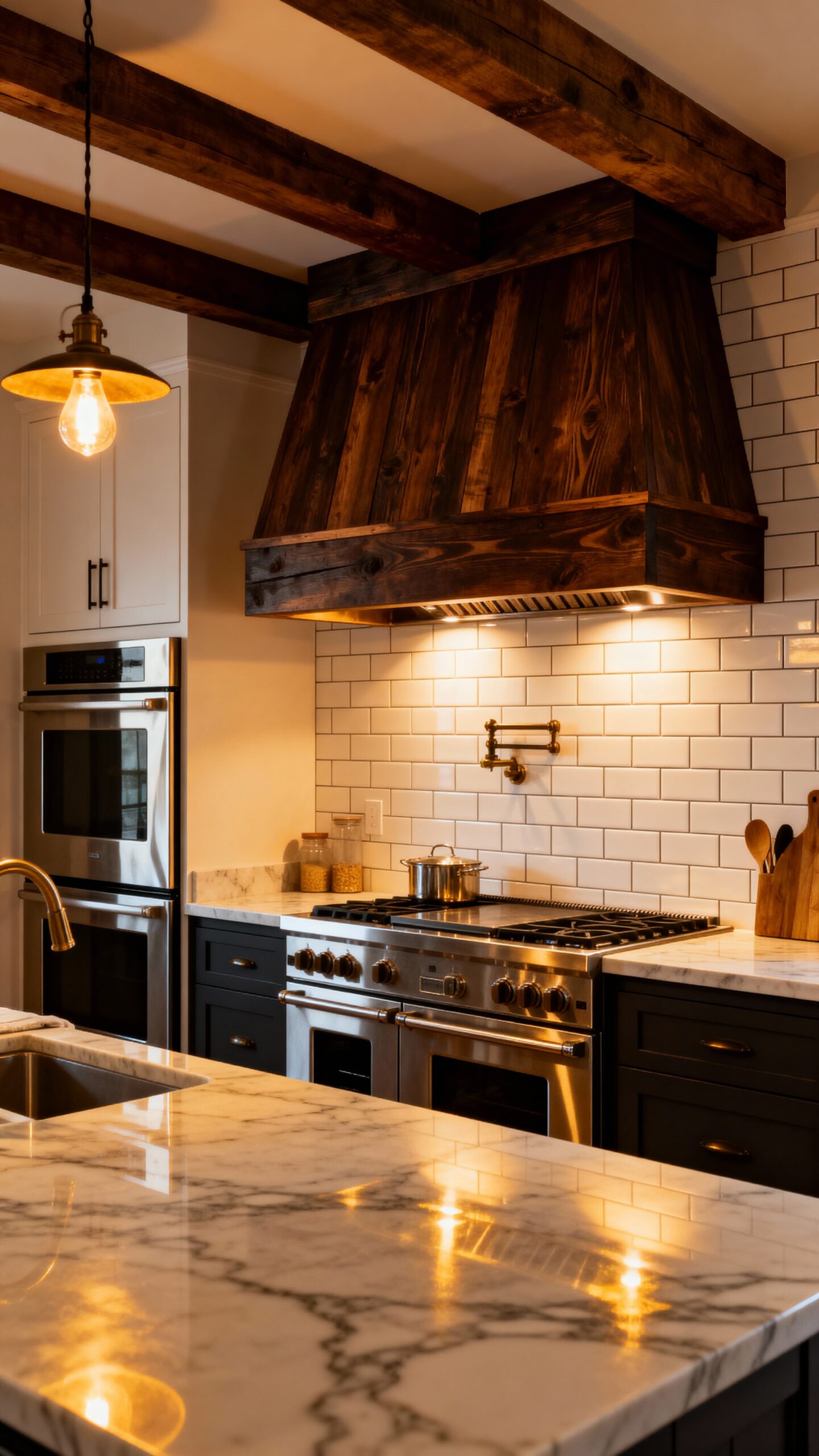 rustic elegant statement farmhouse range hoods