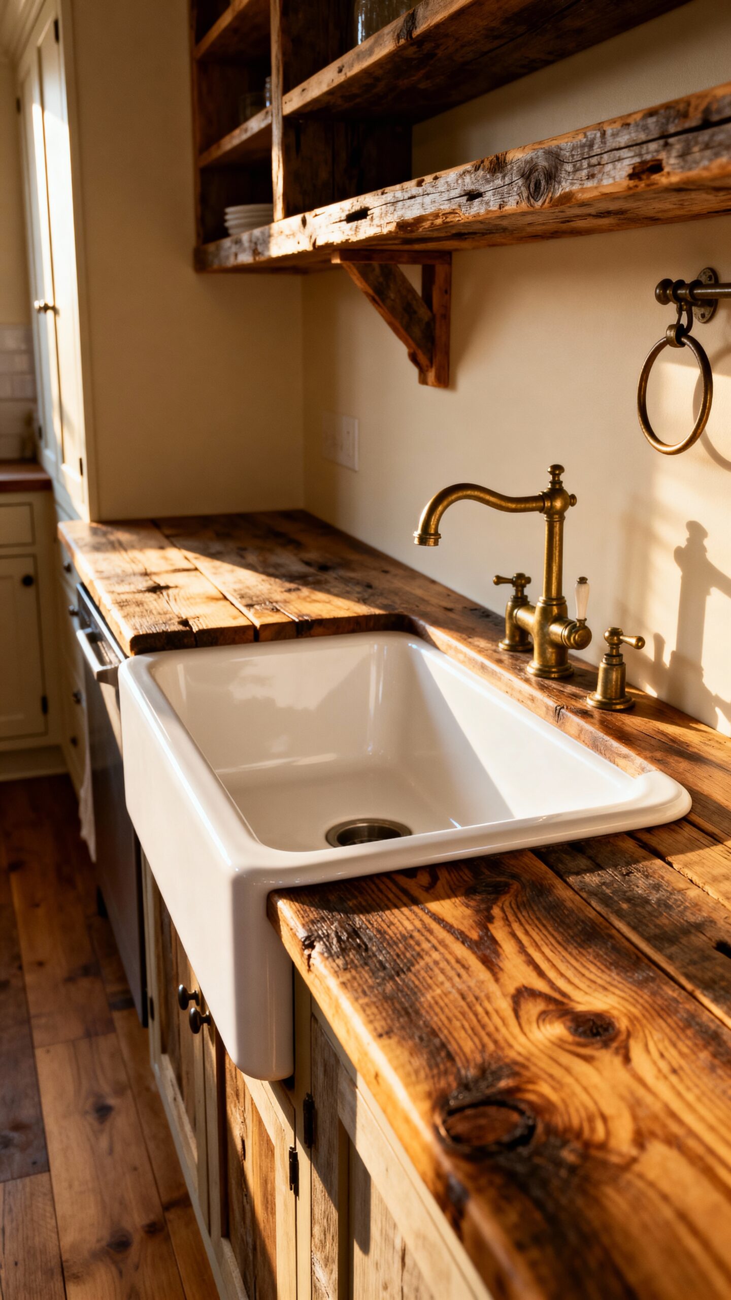 rustic farmhouse apron front sinks