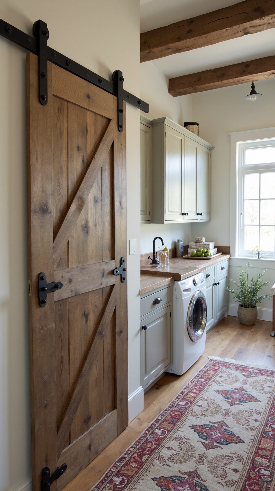 rustic farmhouse charm meets functional utility