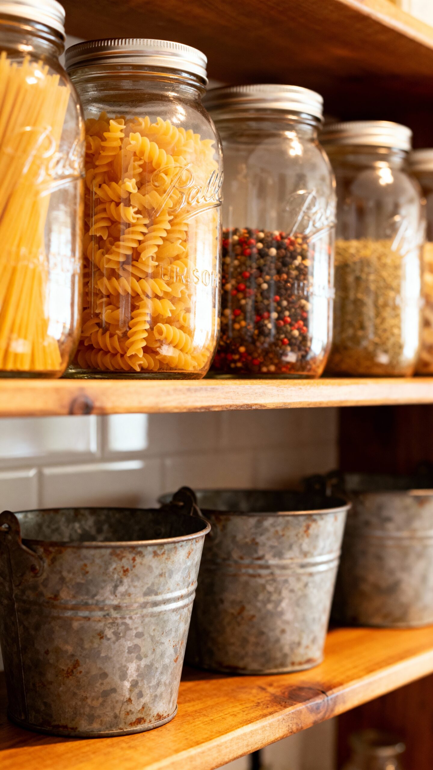 rustic farmhouse kitchen storage solutions