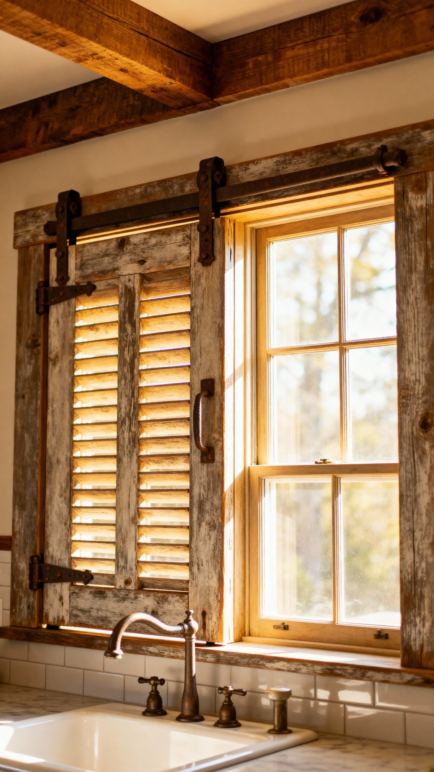 rustic farmhouse sliding barn door
