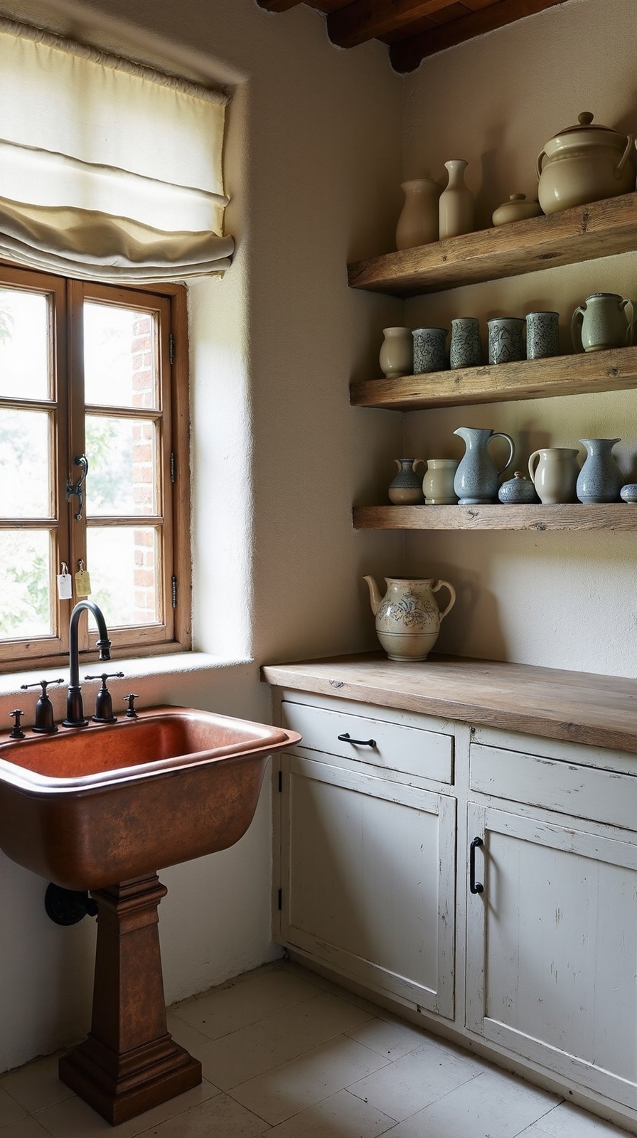 rustic french country laundry sanctuary