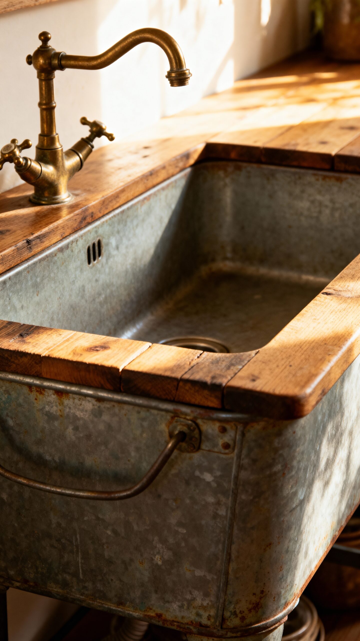 rustic functional industrial farmhouse kitchen sinks