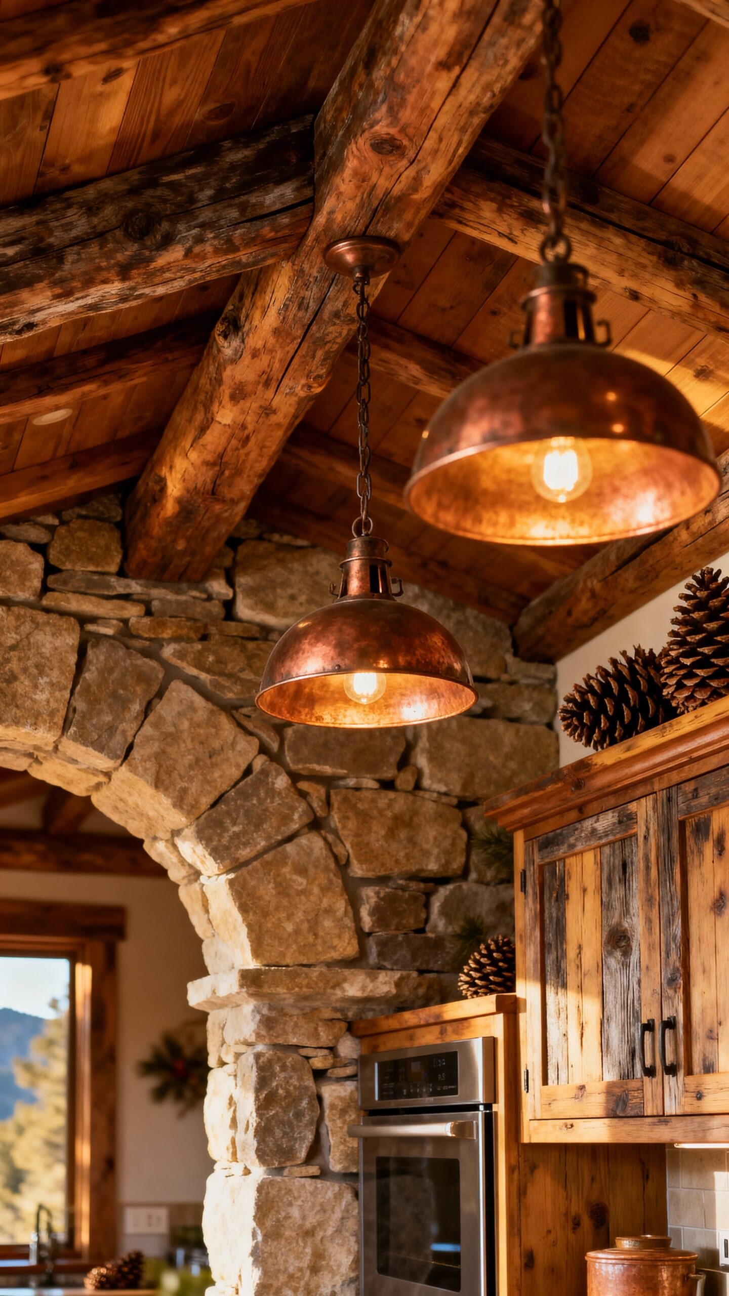 rustic mountain lodge design aesthetic