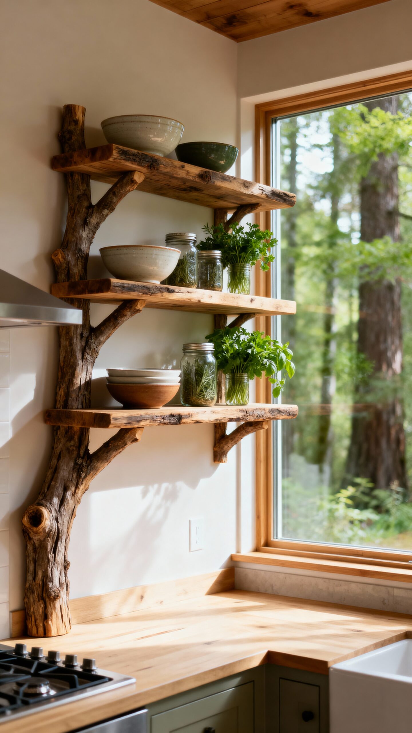 rustic natural organic woodland inspired