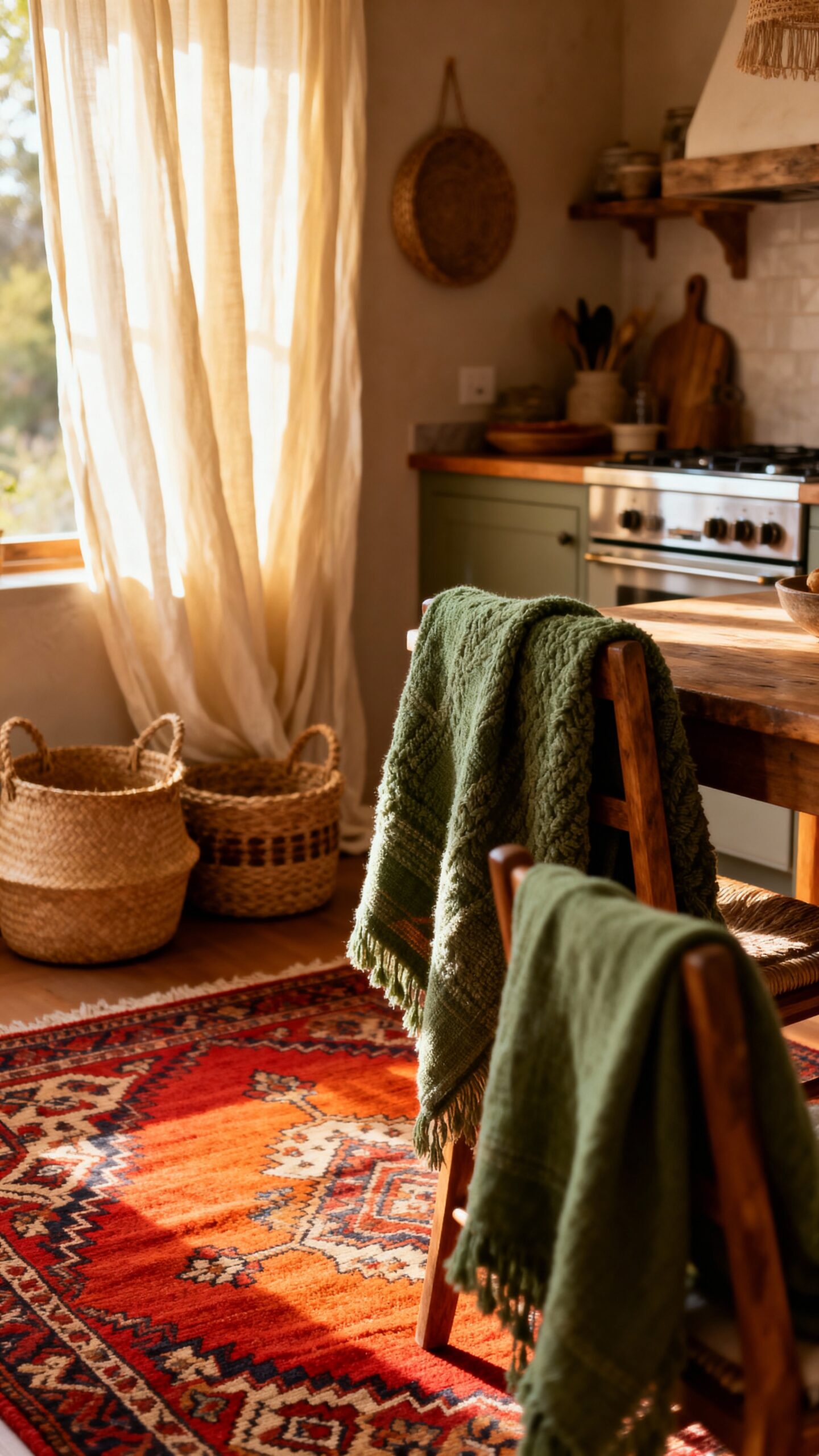 rustic textural layered eclectic