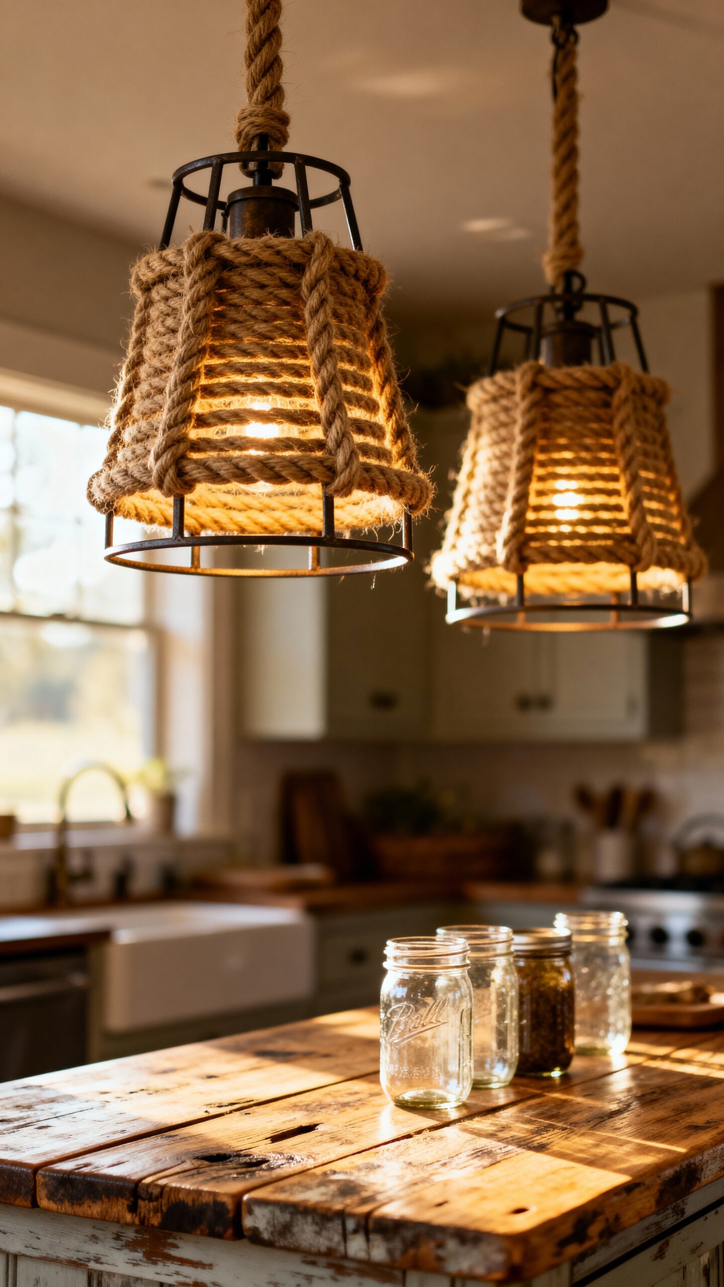 rustic textured farmhouse style light fixtures