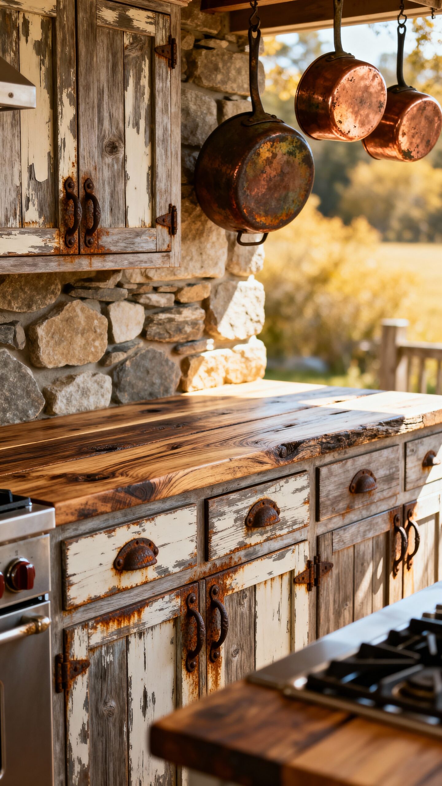 rustic weathered farmhouse charm