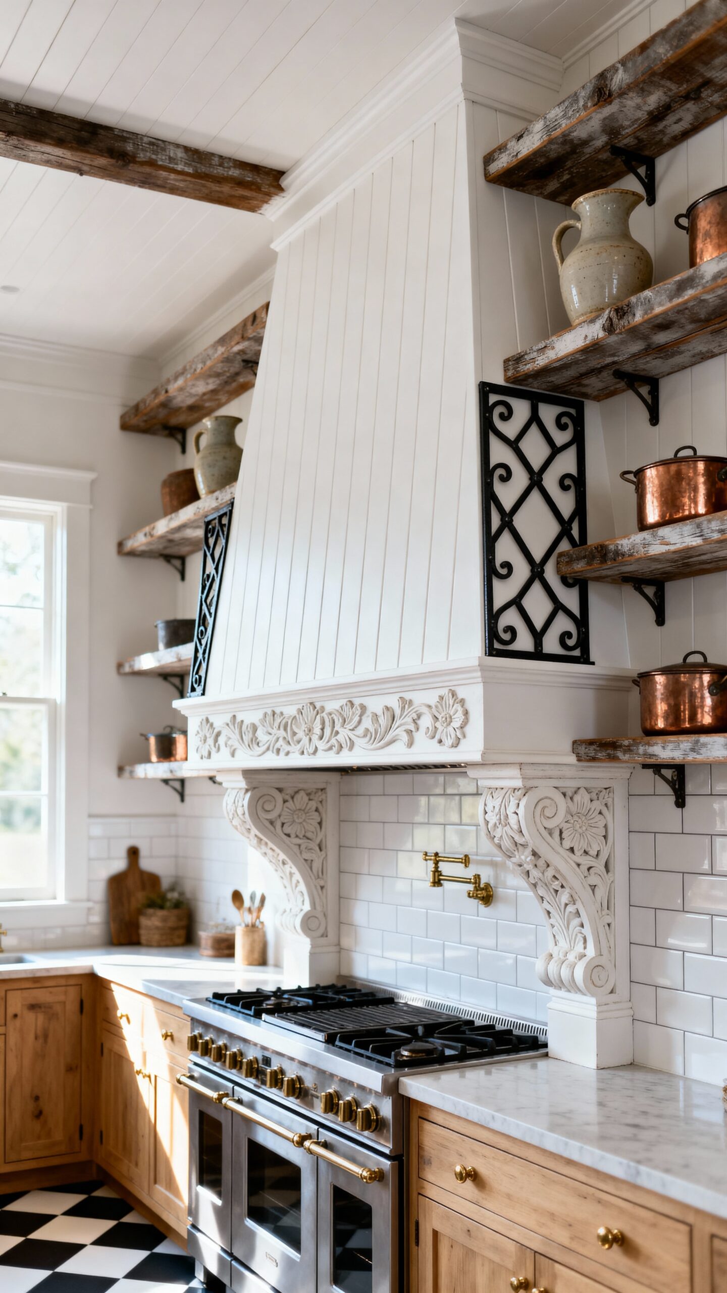 rustic yet modern farmhouse charm