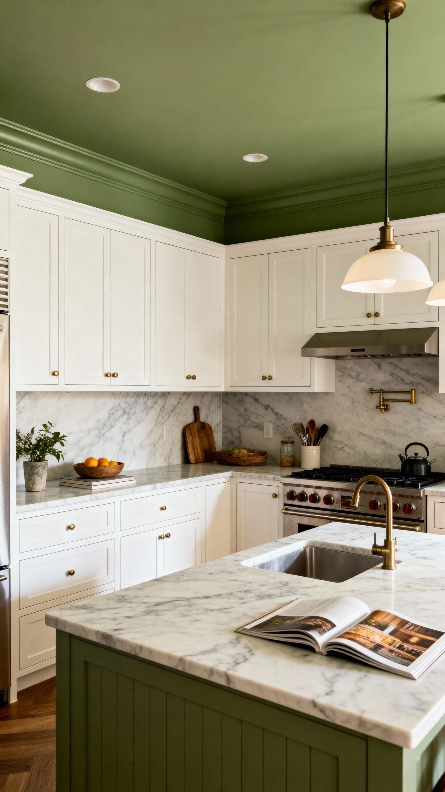 seamless color matched ceiling and walls