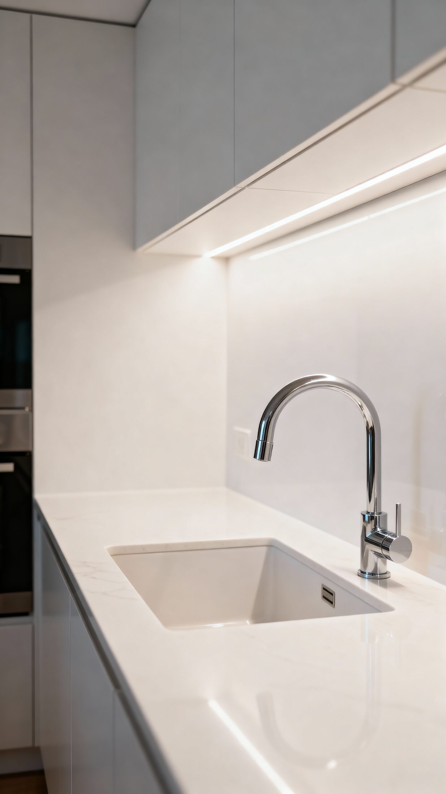 seamless compact custom fitted undermount