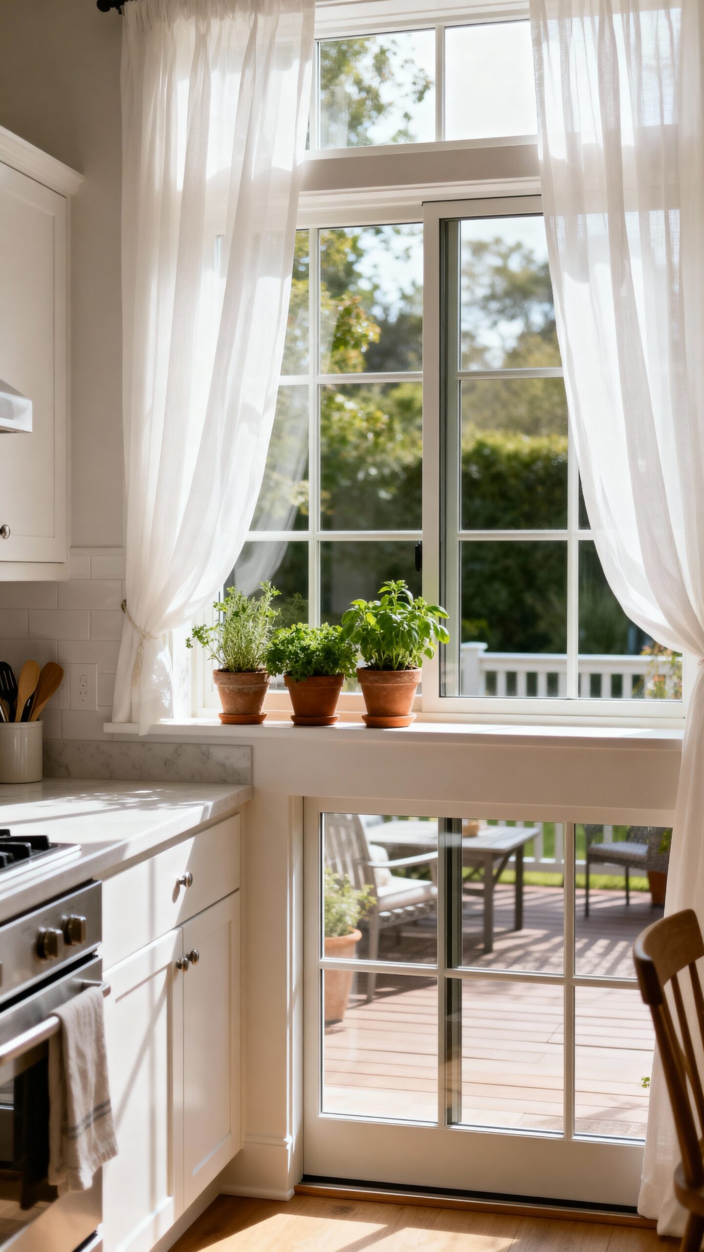 seamless kitchen outdoor living integration