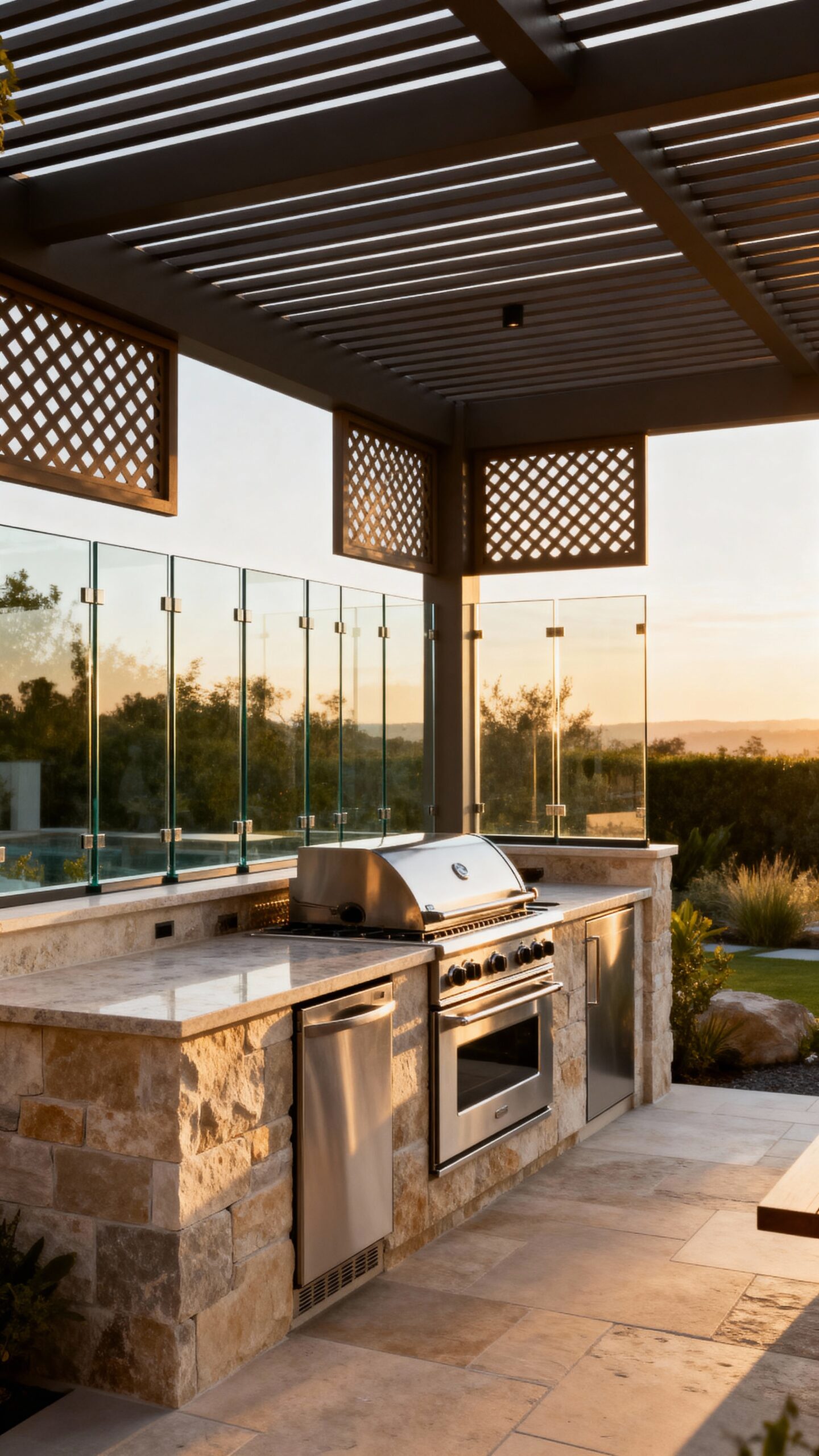 secluded customizable protected outdoor living