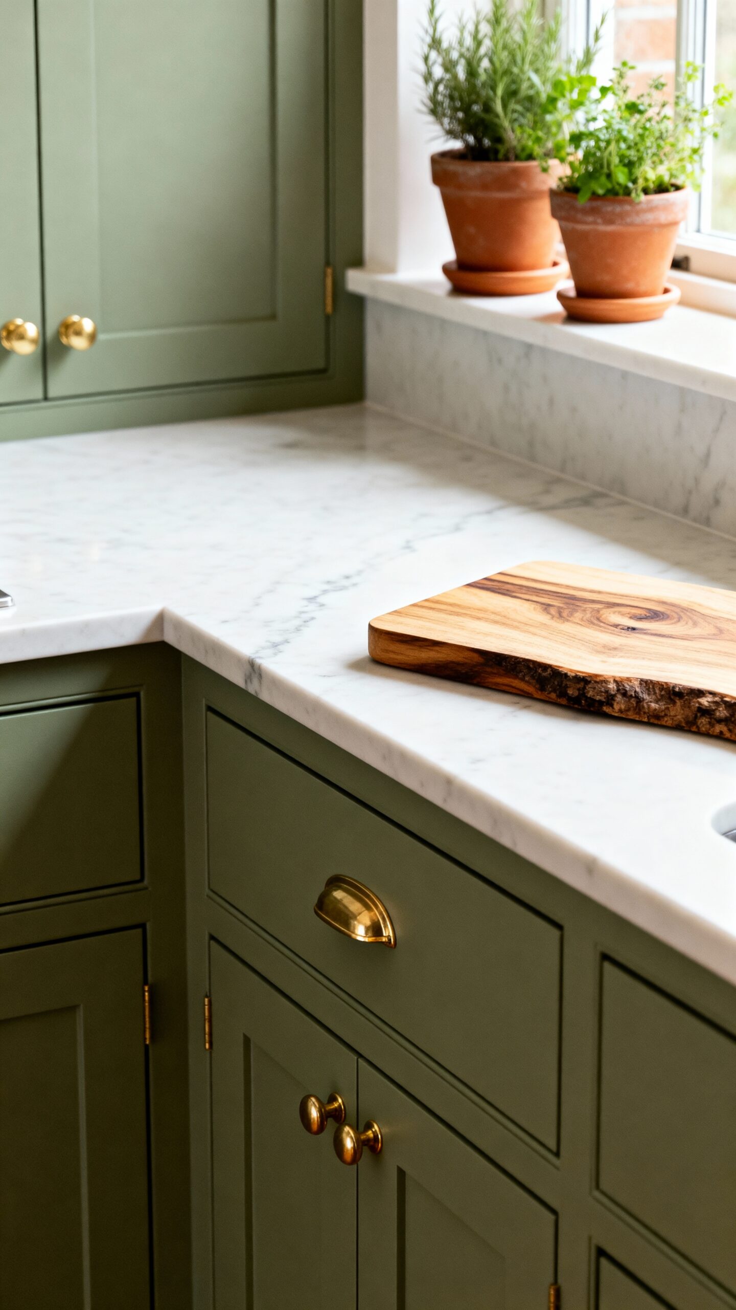 serene nature inspired contemporary kitchen design