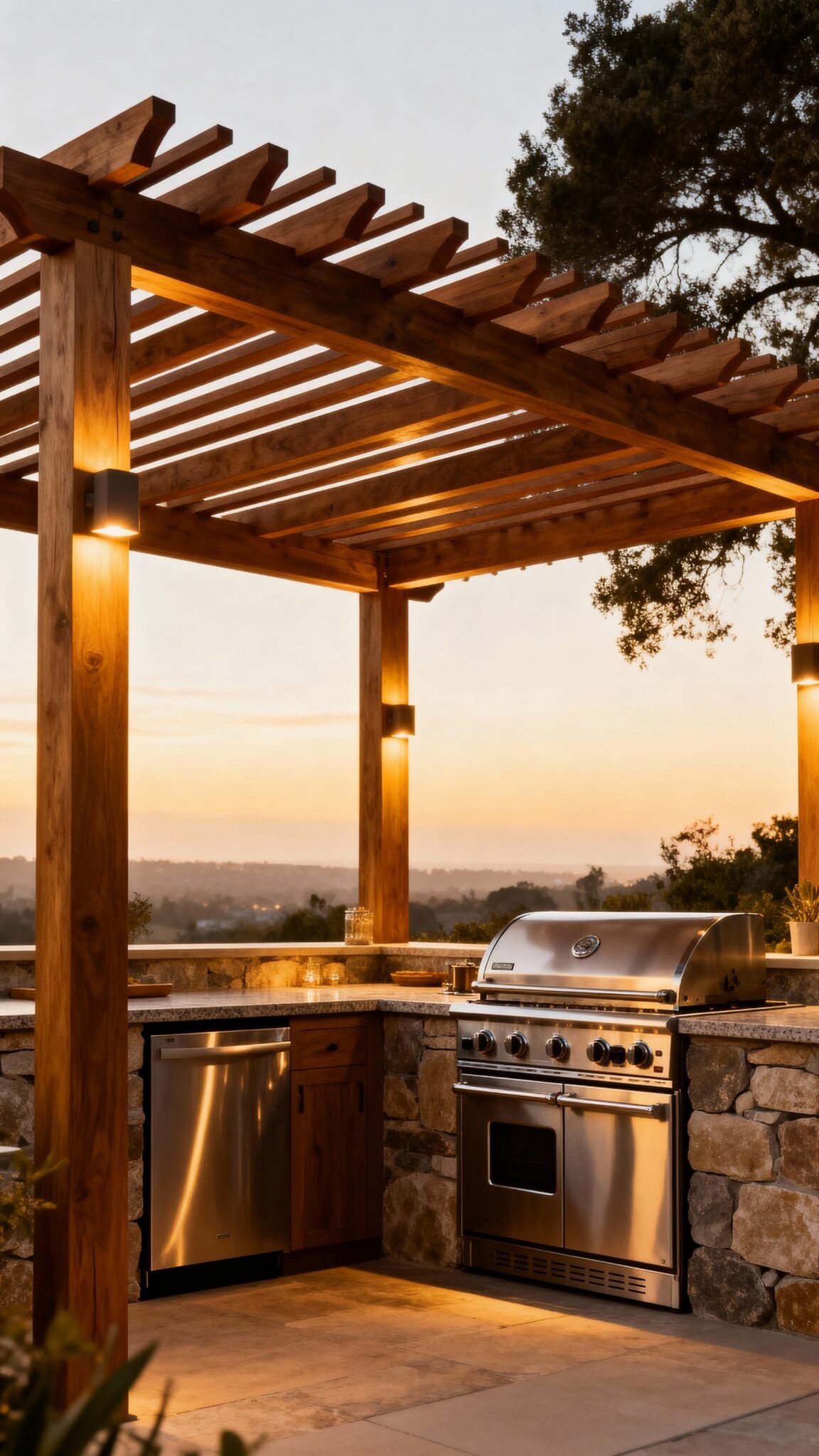 12 Outdoor Kitchen Pergola Ideas for Shade and Style