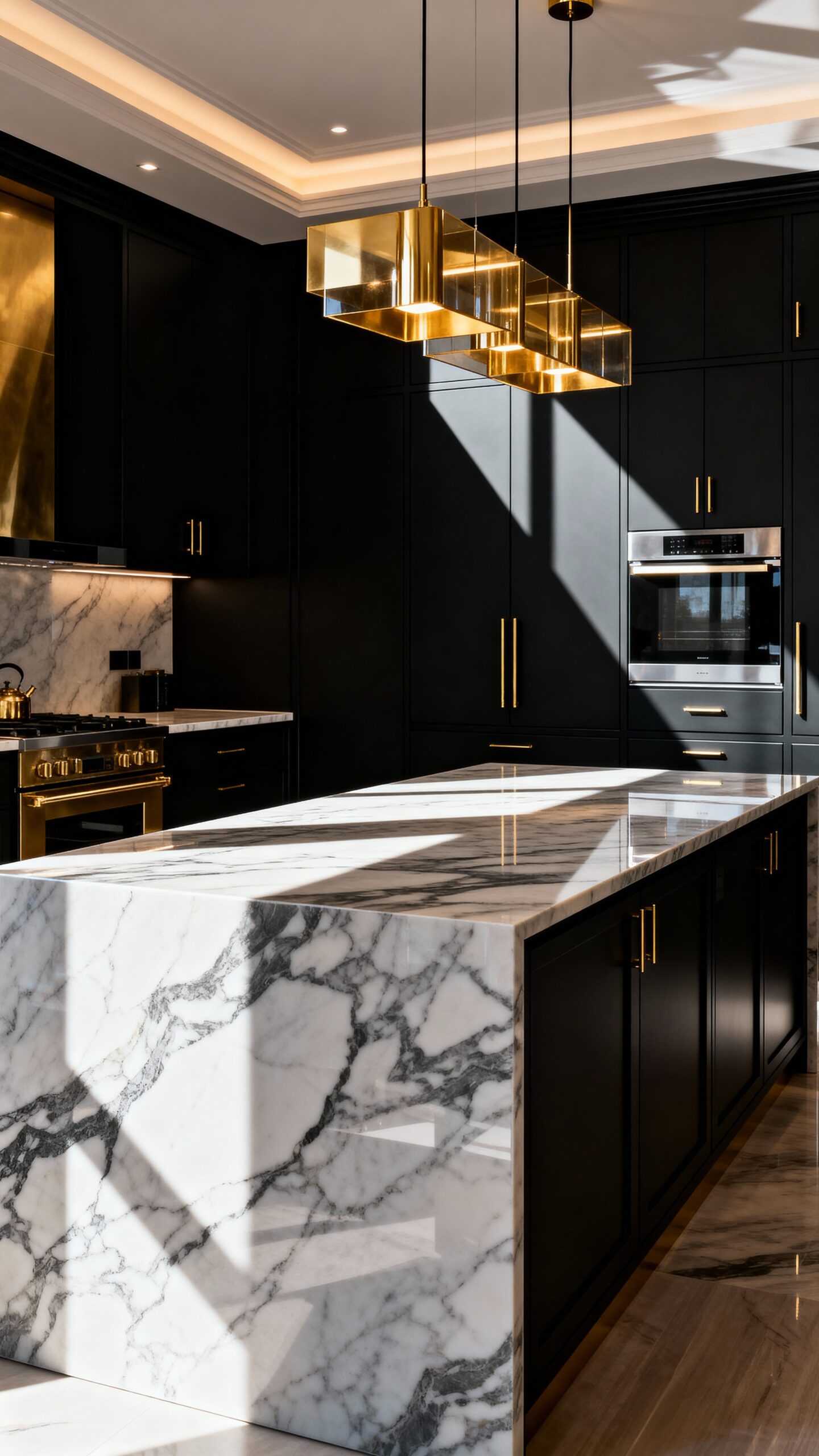 sophisticated black and gold luxury