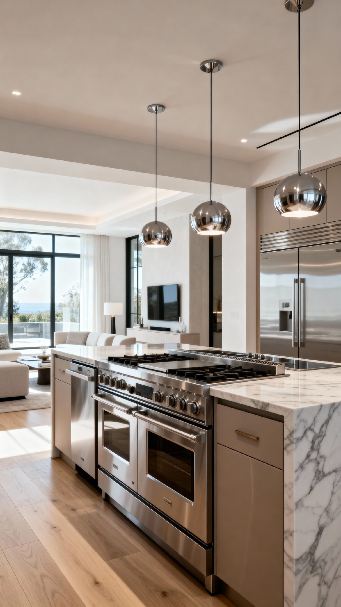 sophisticated chef s kitchen with premium equipment