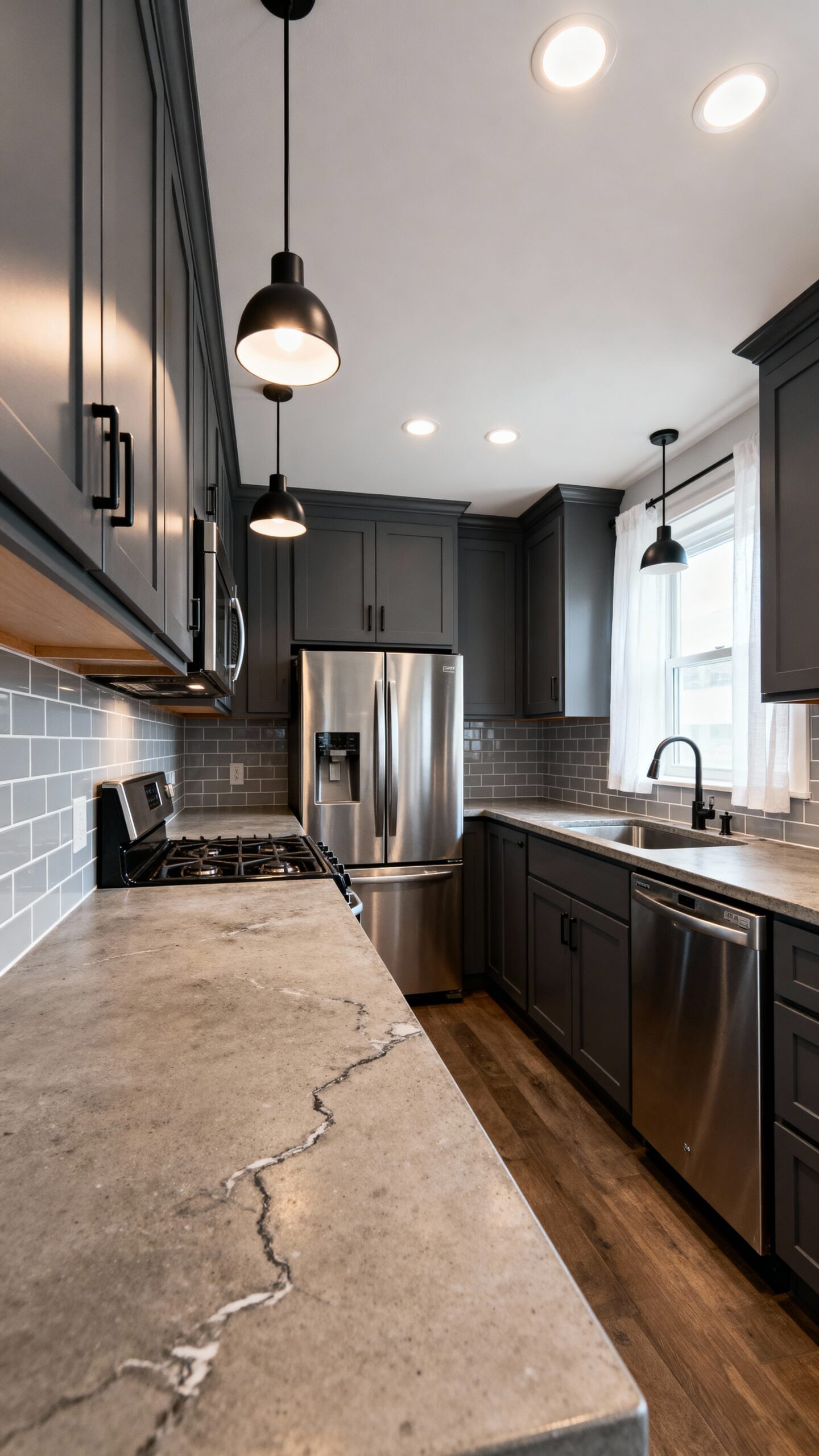 sophisticated compact monochrome organized