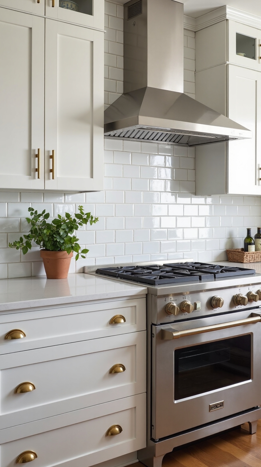 sophisticated glamorous timeless modern kitchen