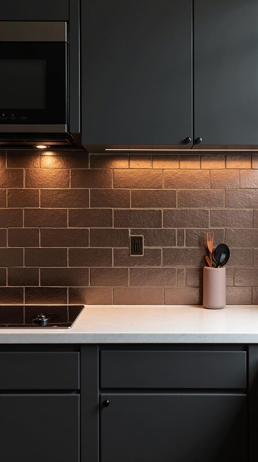 sophisticated industrial kitchen remodeling tiles