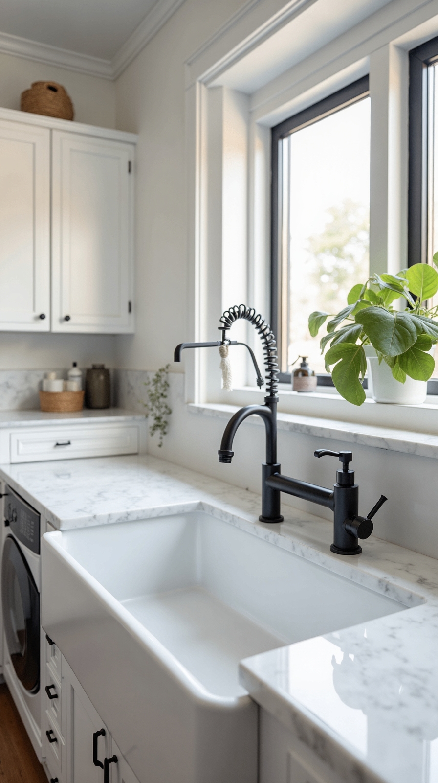 sophisticated laundry room utility sink fixtures