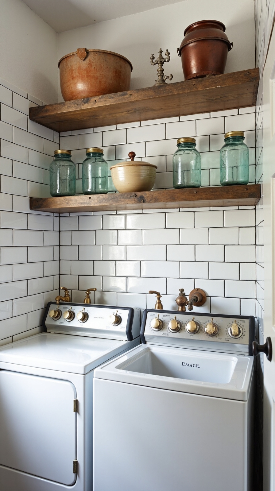 sophisticated vintage laundry room sanctuary
