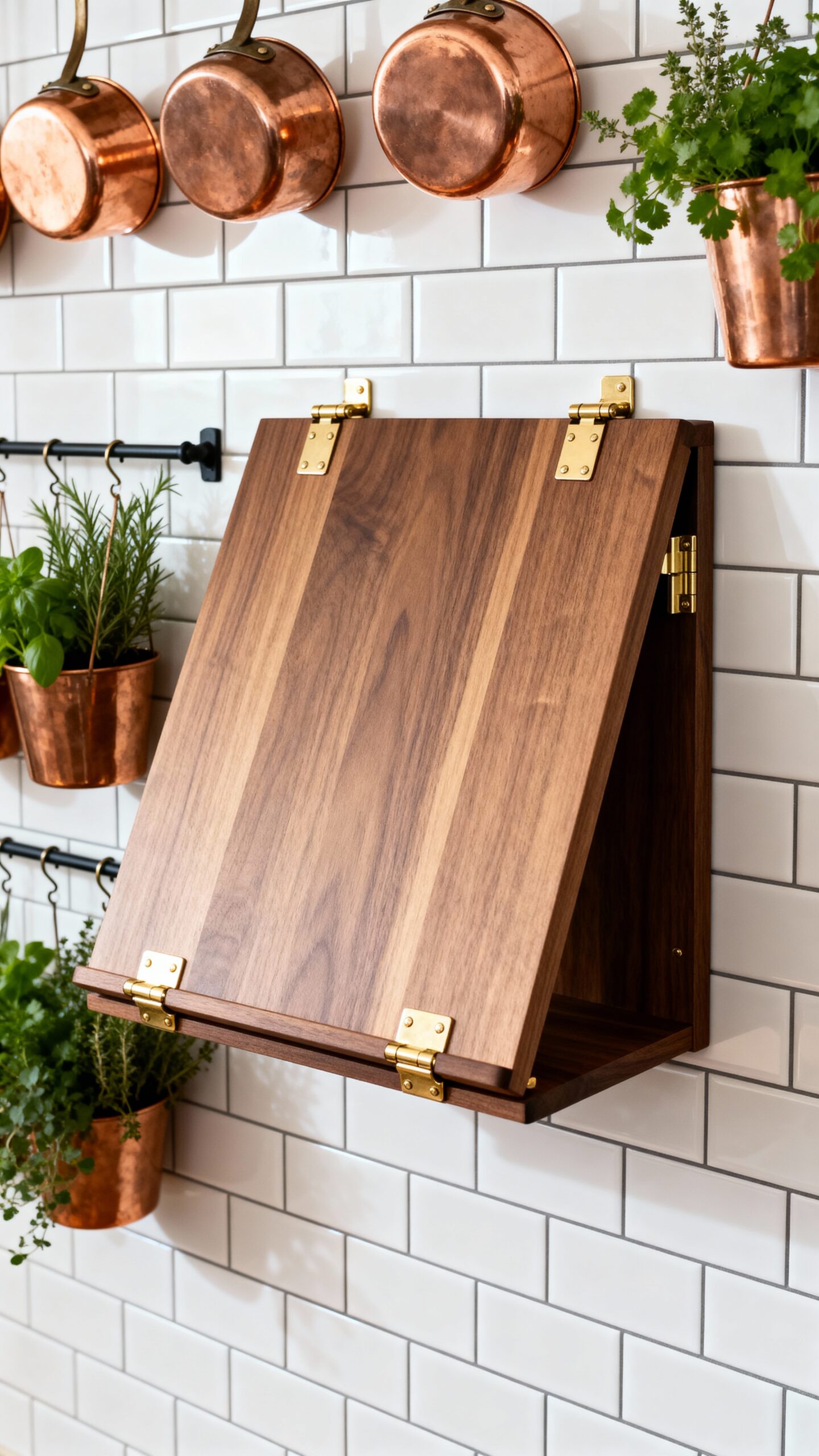 space saving functional wall tables