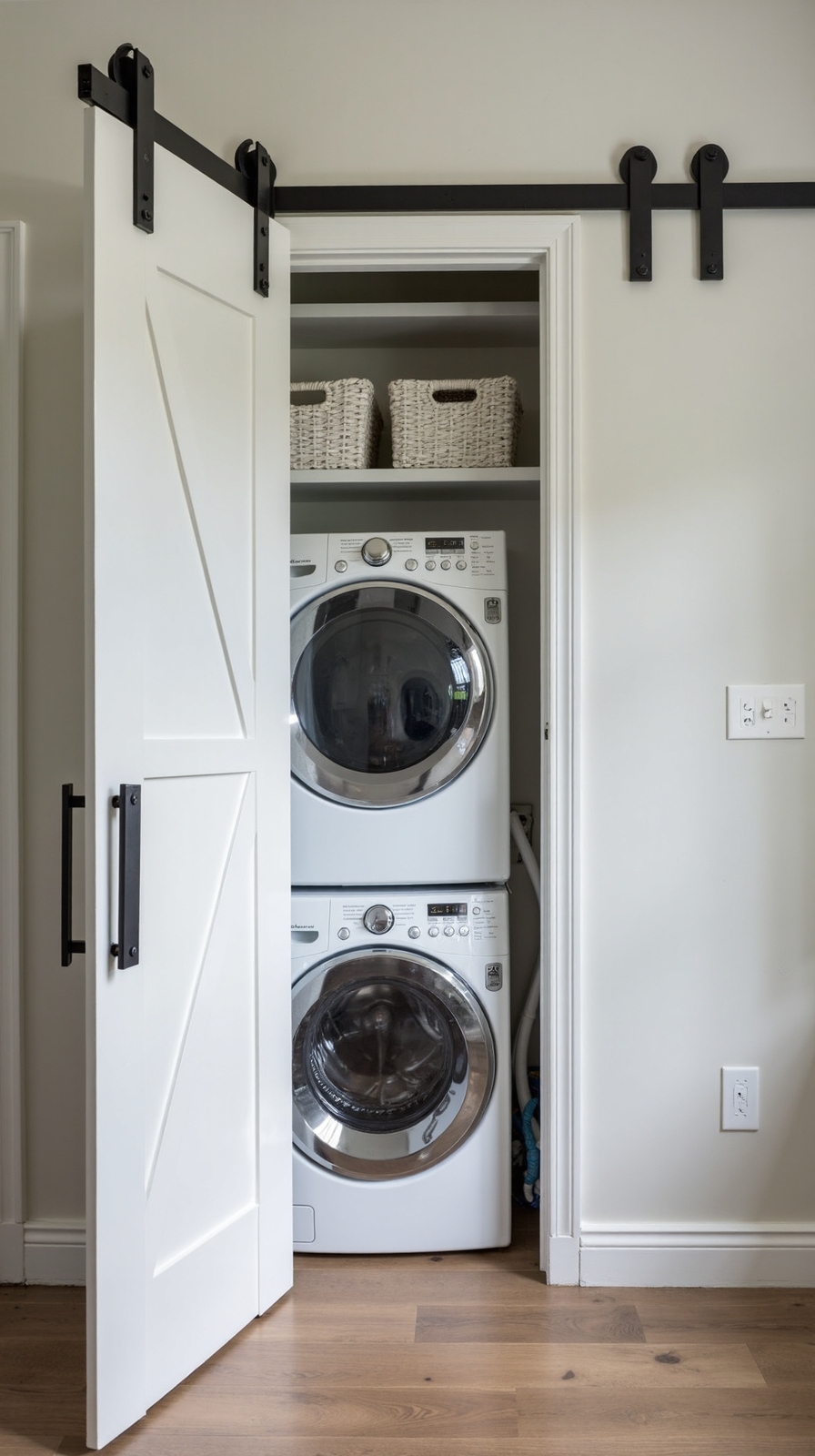 space saving laundry room doors