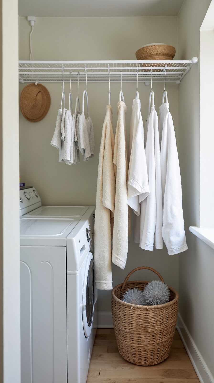 space saving retractable clotheslines for air drying