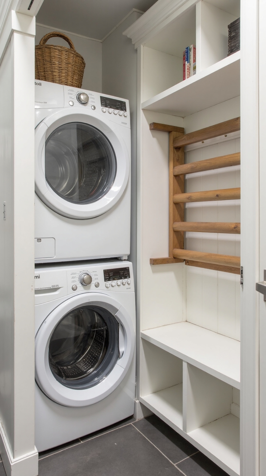 space saving vertical laundry solutions
