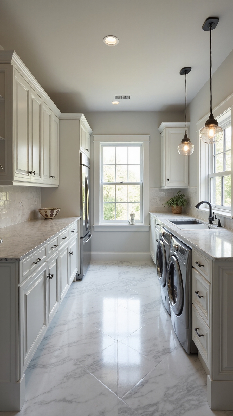 spacious luxurious laundry room design ideas