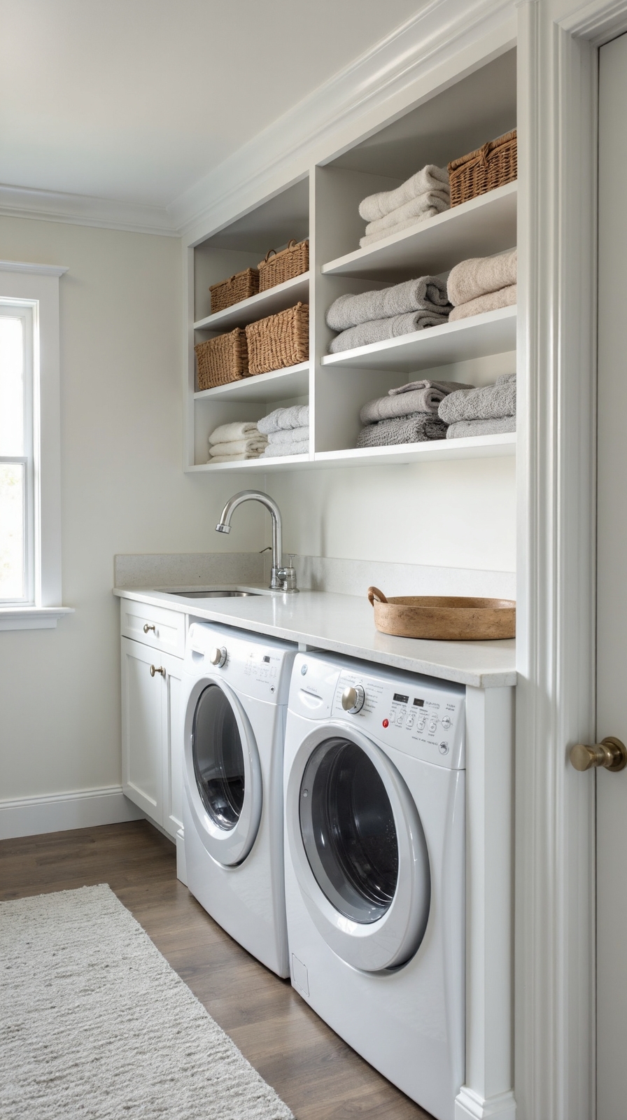 streamlined folding station with storage